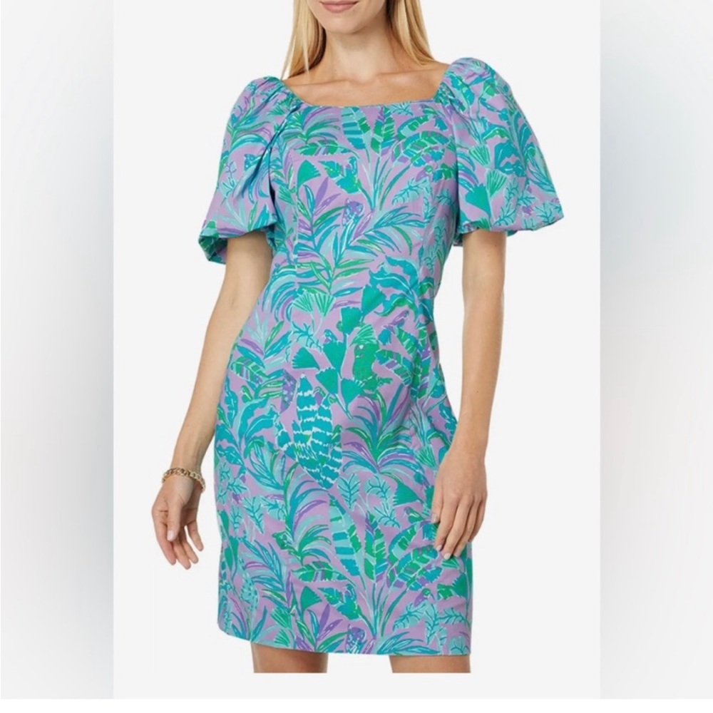 Lilly Pulitzer Lettie Stretch Dress - Purple Iris SZ 6